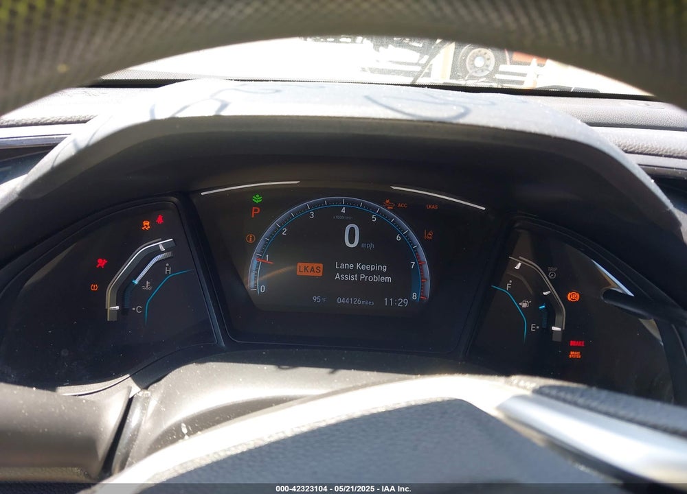 2019 HONDA CIVIC LX VIN: 19XFC2F65KE038312