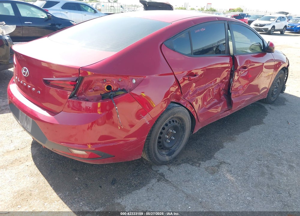 2020 HYUNDAI ELANTRA VIN: KMHD74LF3LU989117