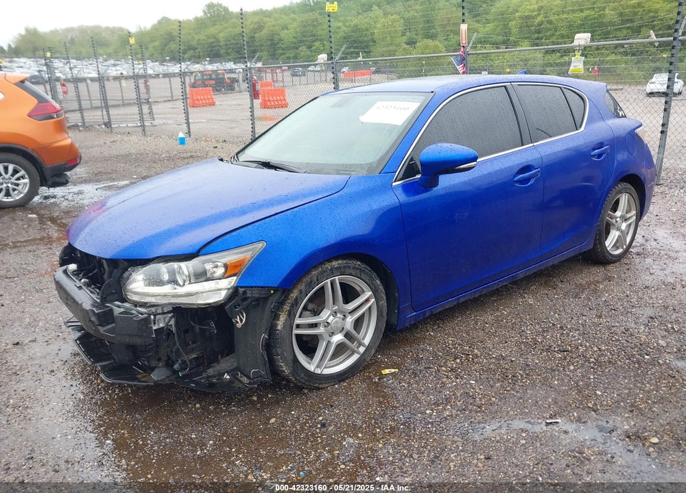 2014 LEXUS CT 200H VIN: JTHKD5BH2E2178628