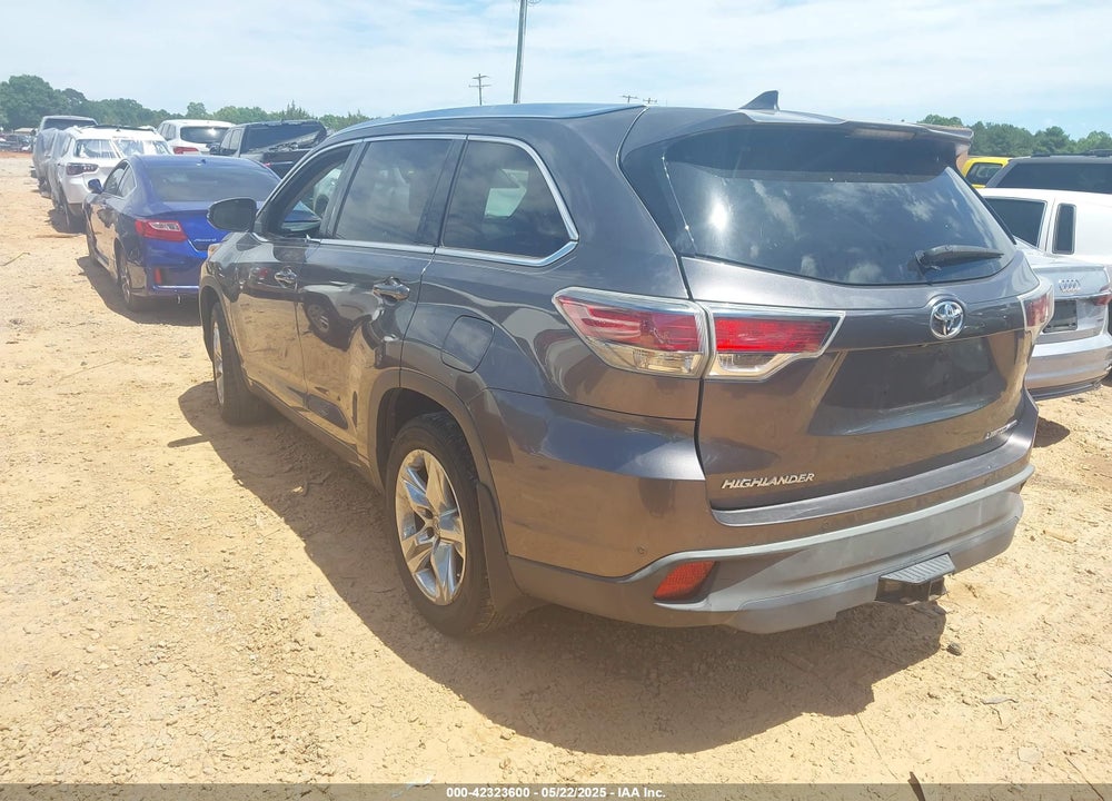 2015 TOYOTA HIGHLANDER LIMITED PLATINUM V6/LIMITED V6 VIN: 5TDDKRFH0FS164173