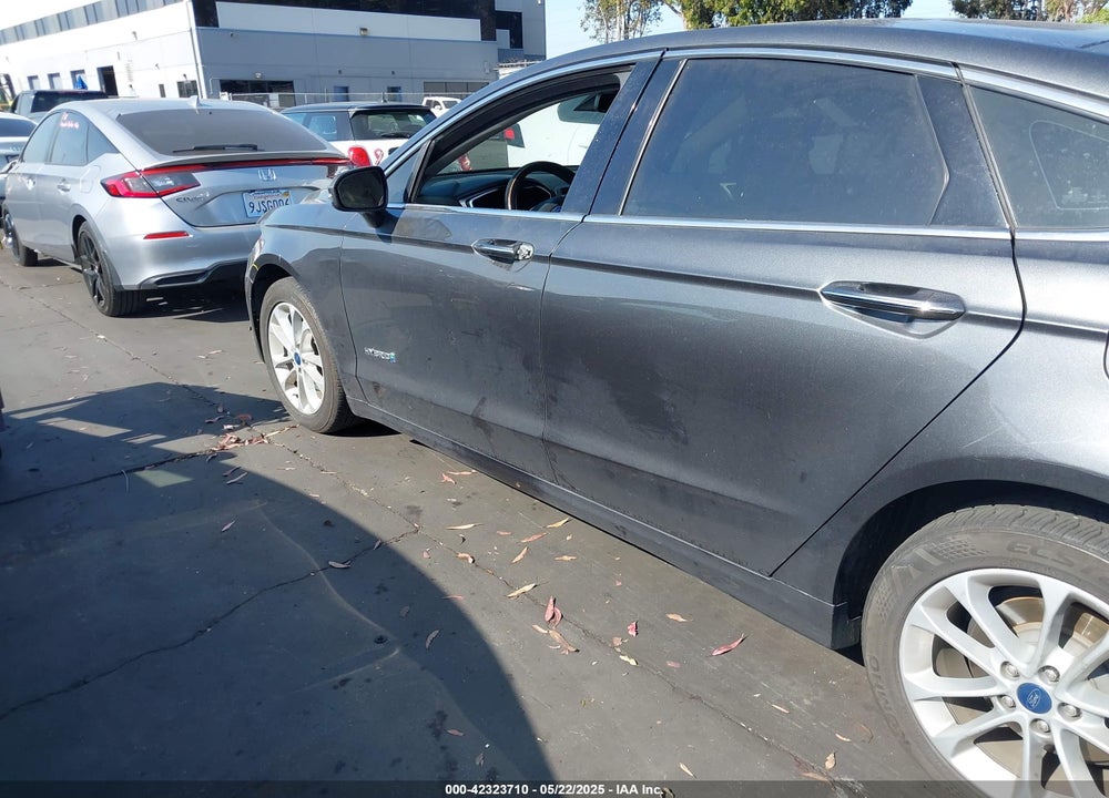 2019 FORD FUSION HYBRID SEL VIN: 3FA6P0MU6KR116718