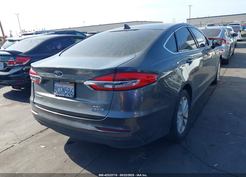 2019 FORD FUSION HYBRID SEL VIN: 3FA6P0MU6KR116718