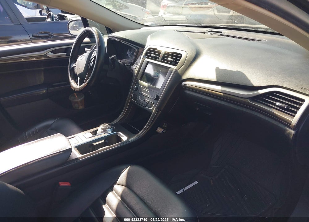 2019 FORD FUSION HYBRID SEL VIN: 3FA6P0MU6KR116718