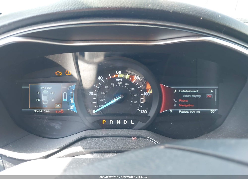 2019 FORD FUSION HYBRID SEL VIN: 3FA6P0MU6KR116718