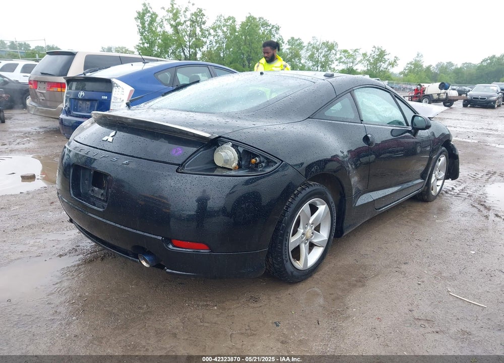 2008 MITSUBISHI ECLIPSE GS VIN: 4A3AK24F78E007516