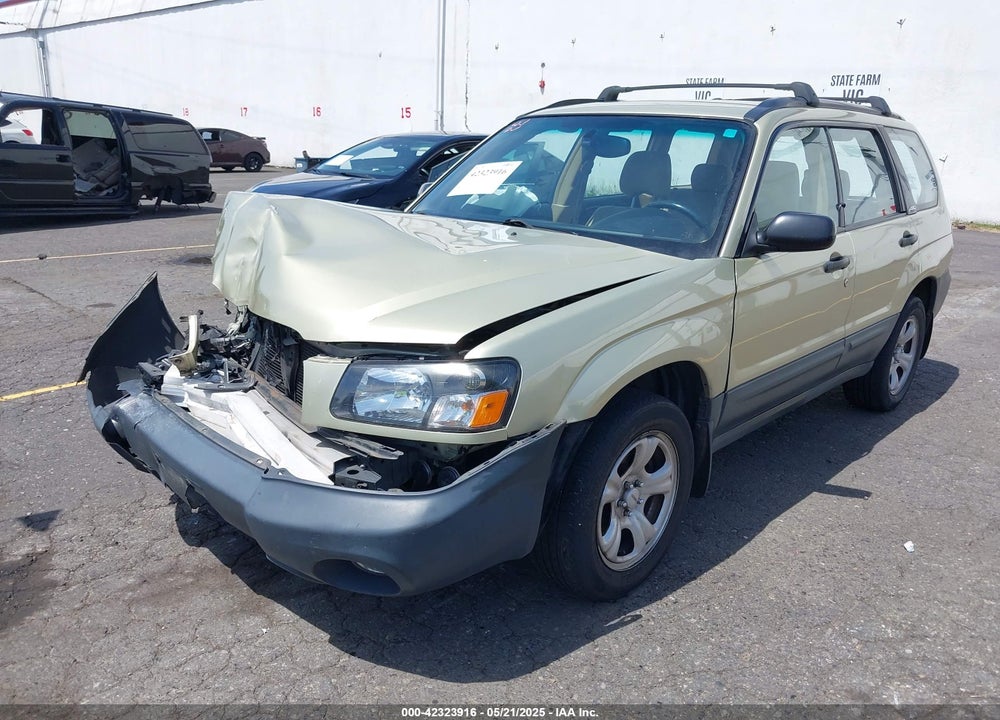 2003 SUBARU FORESTER X VIN: JF1SG63673H755519