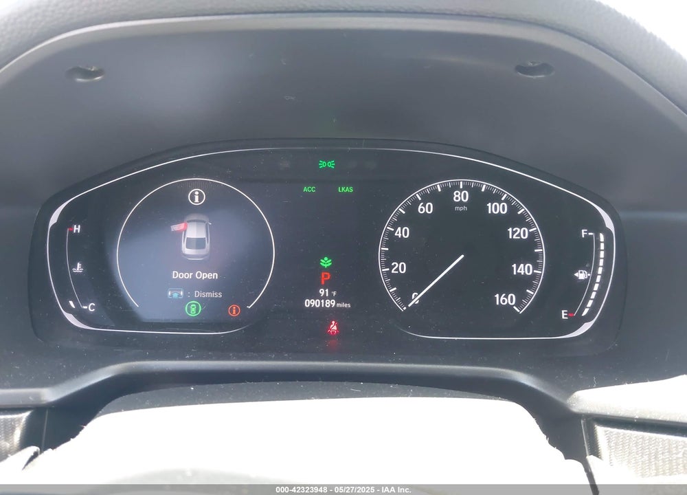 2019 HONDA ACCORD SEDAN VIN: 1HGCV1F35KA051787