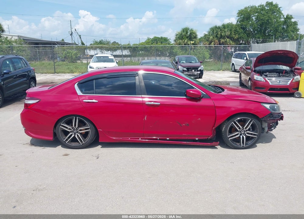 2017 HONDA ACCORD SPORT VIN: 1HGCR2F56HA165575
