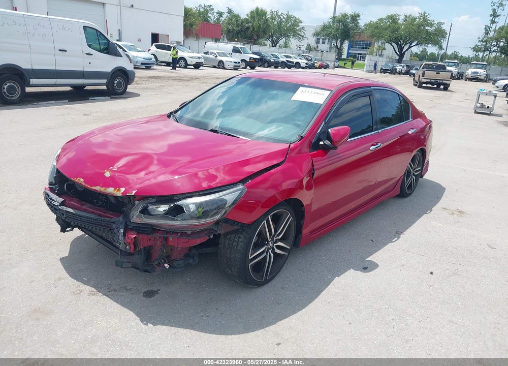 2017 HONDA ACCORD SPORT VIN: 1HGCR2F56HA165575