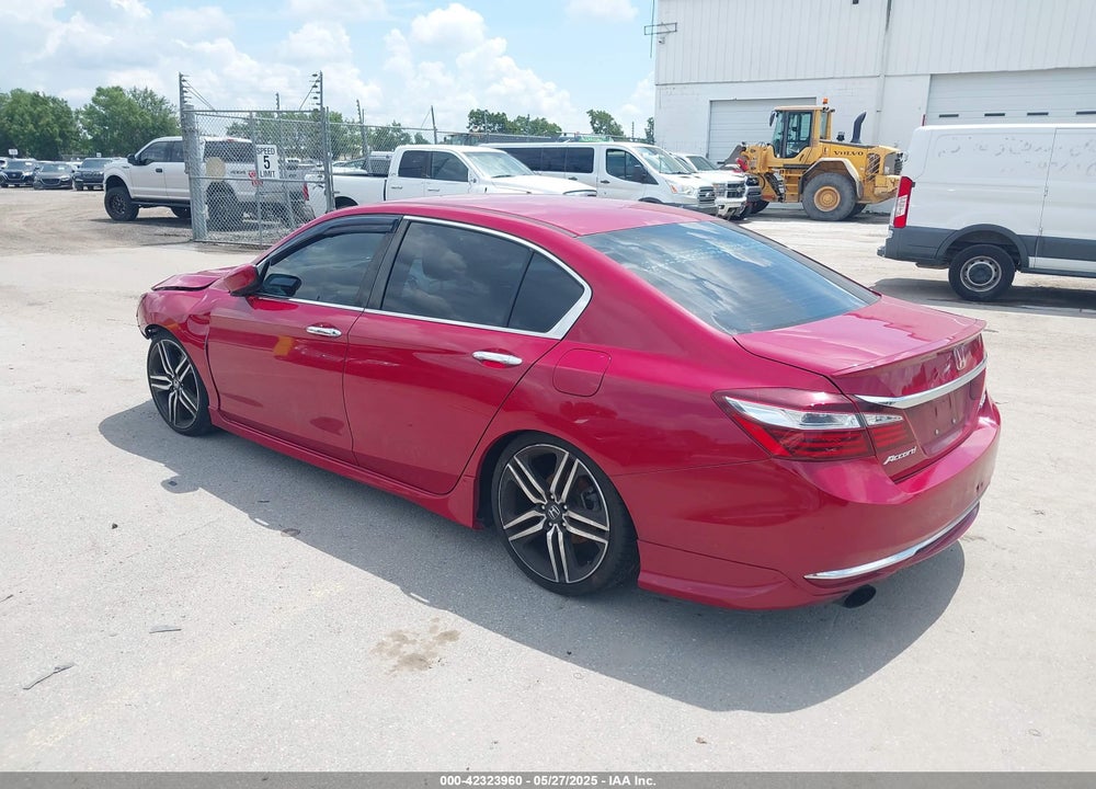 2017 HONDA ACCORD SPORT VIN: 1HGCR2F56HA165575
