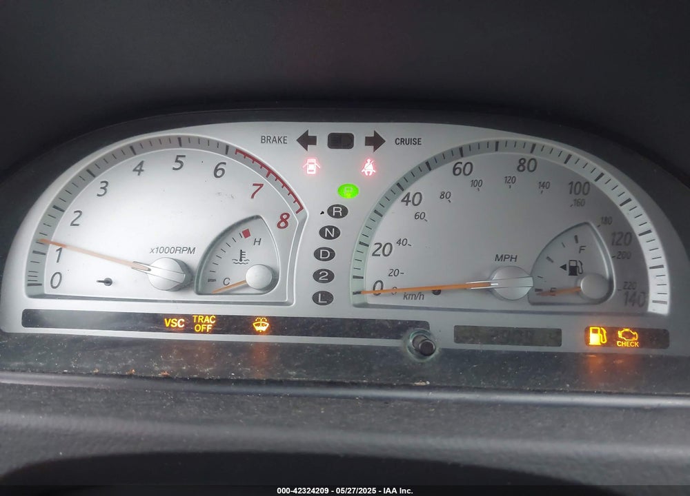 2002 TOYOTA CAMRY LE V6/SE V6/XLE V6 VIN: 4T1BF30K52U014154