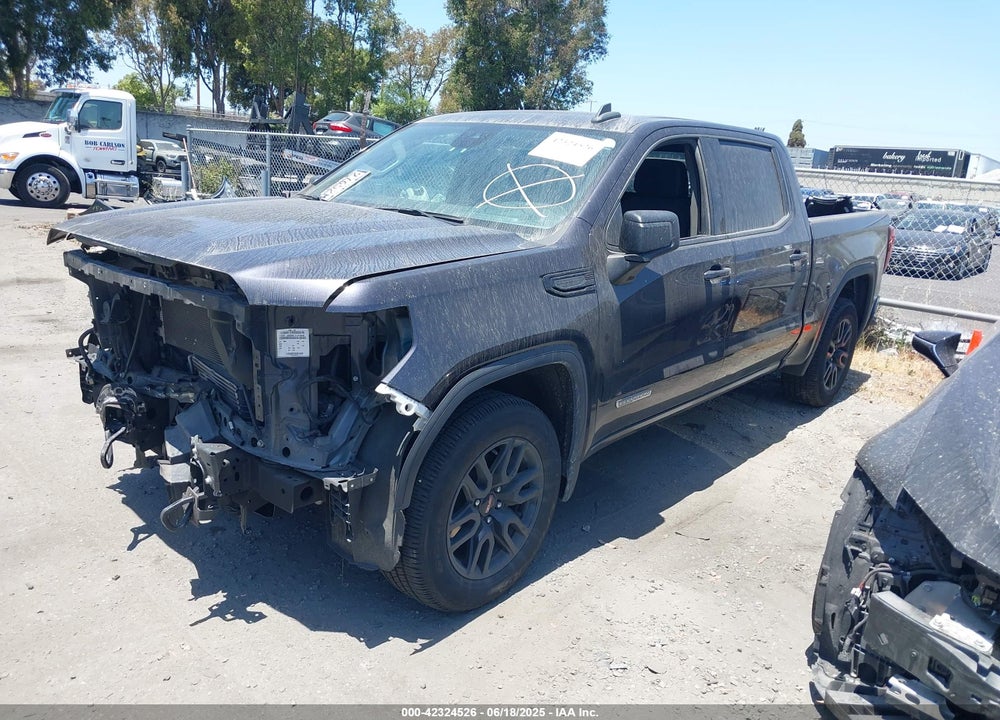 2022 GMC SIERRA 1500 2WD SHORT BOX ELEVATION VIN: 3GTPHCEK2NG552993