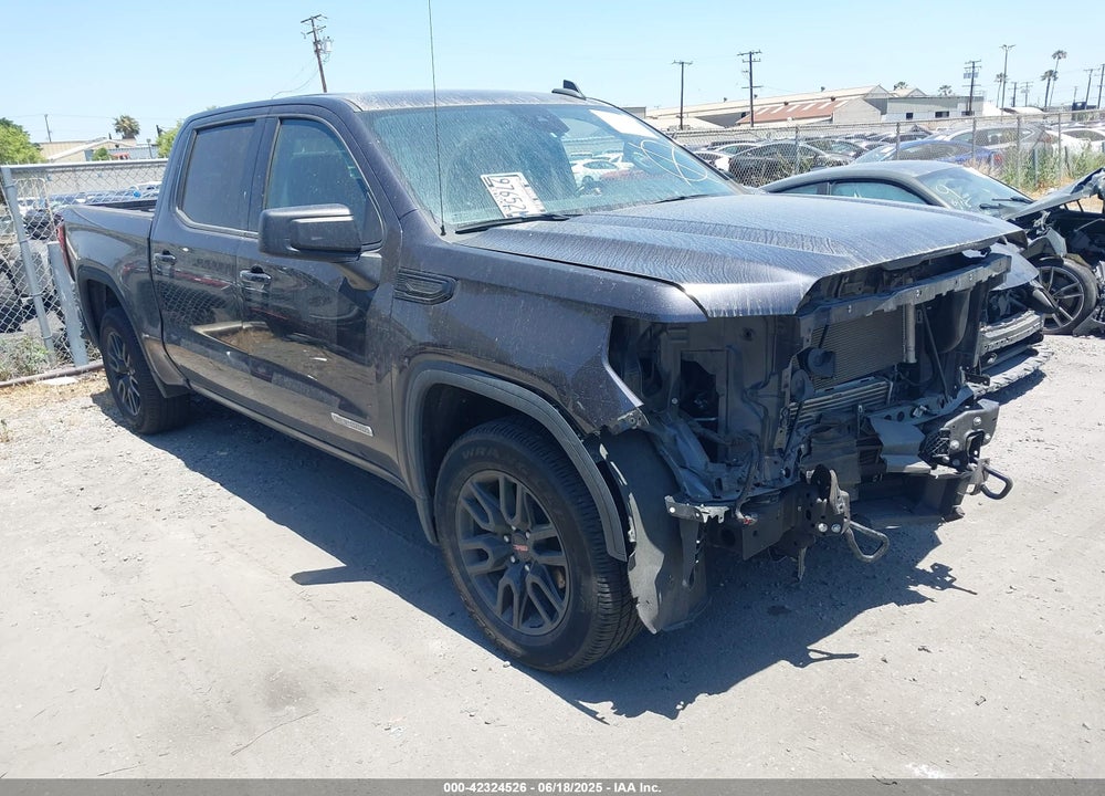 2022 GMC SIERRA 1500 2WD SHORT BOX ELEVATION VIN: 3GTPHCEK2NG552993