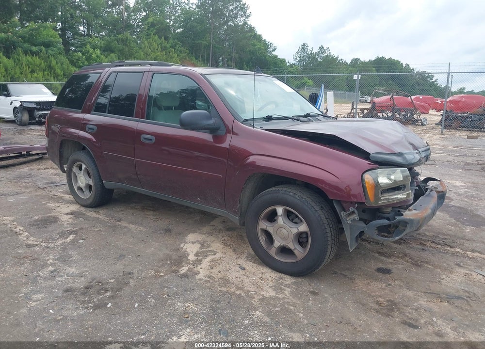 2007 CHEVROLET TRAILBLAZER LS VIN: 1GNDS13S372214095