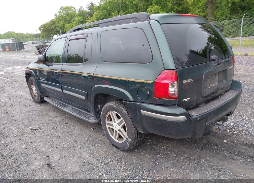 2003 ISUZU ASCENDER VIN: 4NUET16P736101386