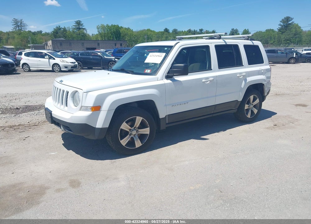 2016 JEEP PATRIOT VIN: 1C4NJRFB8GD707642