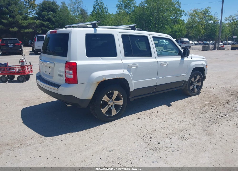 2016 JEEP PATRIOT VIN: 1C4NJRFB8GD707642