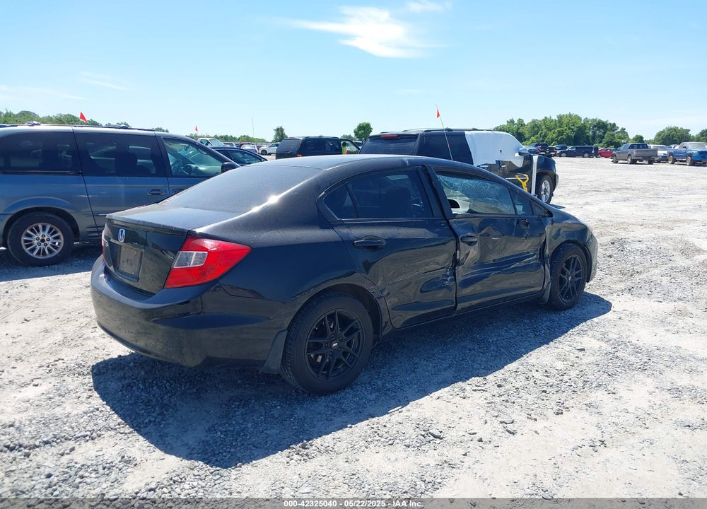 2012 HONDA CIVIC VIN: 19XFB2F84CE064891