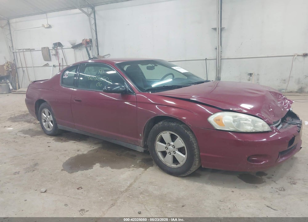 2006 CHEVROLET MONTE CARLO LT VIN: 2G1WM15KX69217920