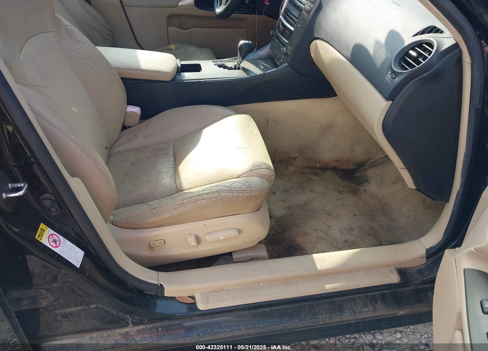 2007 LEXUS IS 250 VIN: JTHBK262175040266