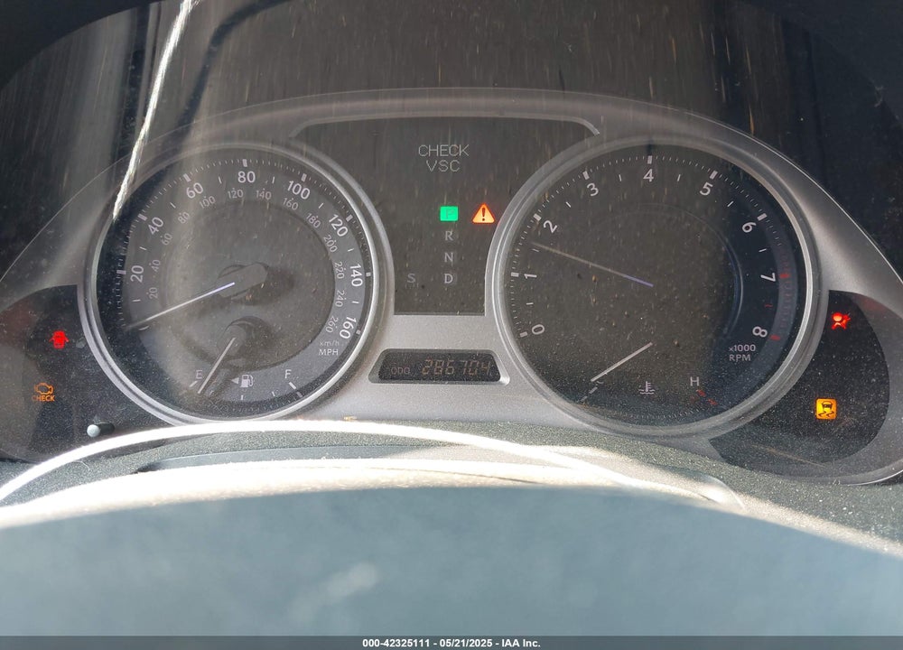 2007 LEXUS IS 250 VIN: JTHBK262175040266