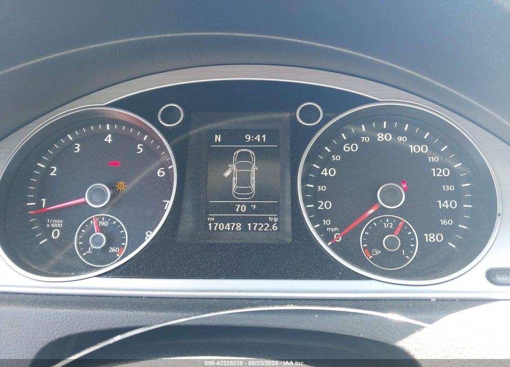 2013 VOLKSWAGEN CC VIN: WVWAP7AN7DE545141
