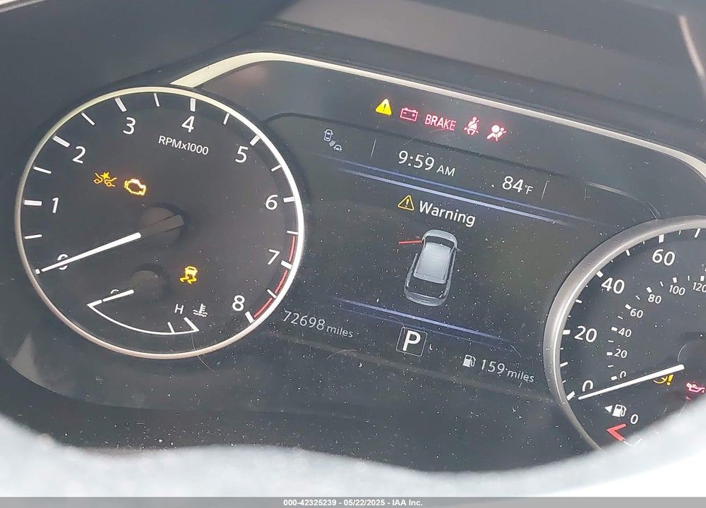 2019 NISSAN MURANO SL VIN: 5N1AZ2MJ7KN125409