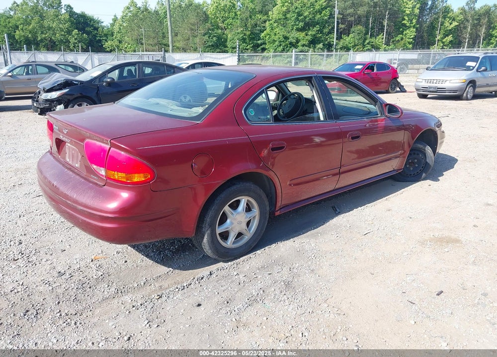 2000 OLDSMOBILE ALERO GL2 VIN: 1G3NL52T3YC324149