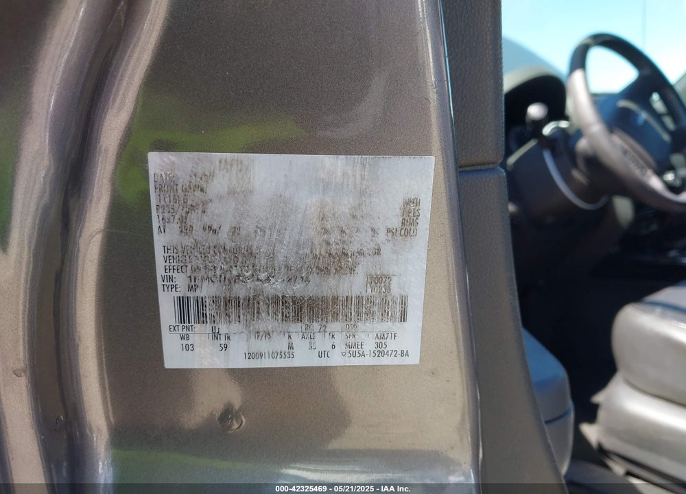 2010 FORD ESCAPE LIMITED VIN: 1FMCU9EG7AKB12713