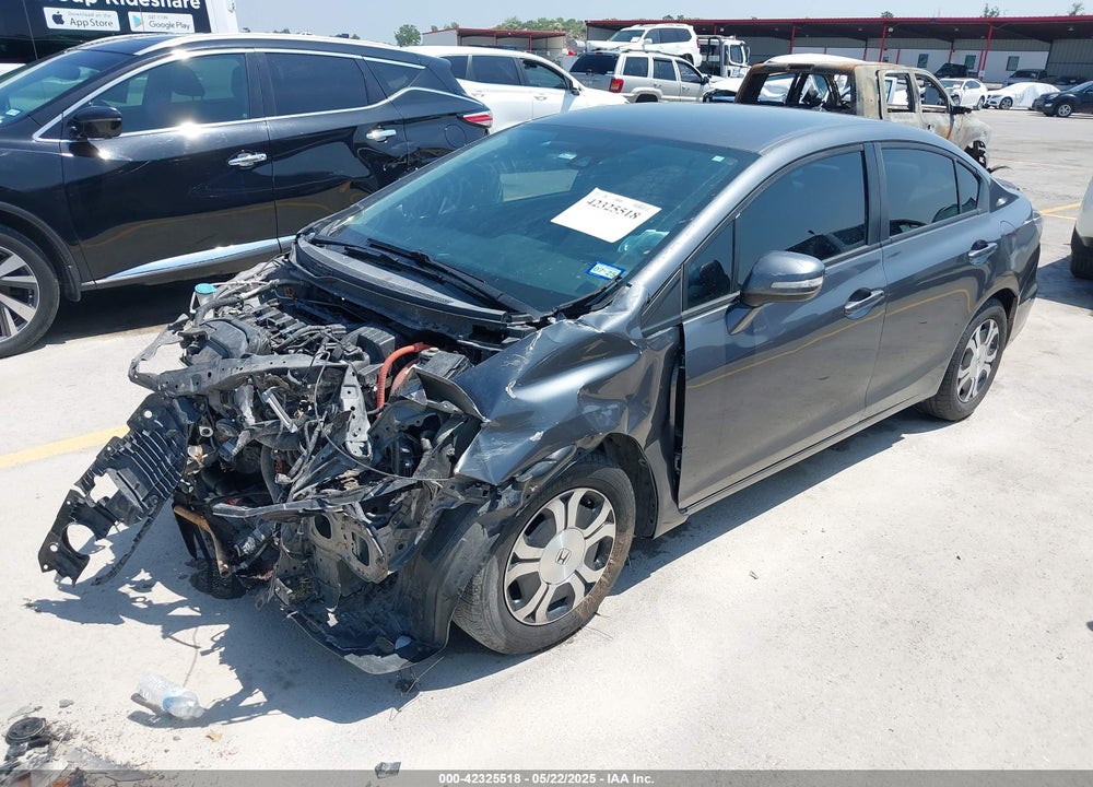 2013 HONDA CIVIC HYBRID VIN: 19XFB4F26DE001431
