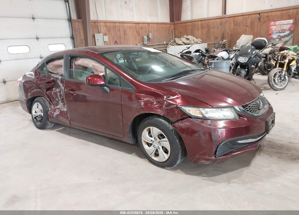 2013 HONDA CIVIC LX VIN: 19XFB2F57DE293153