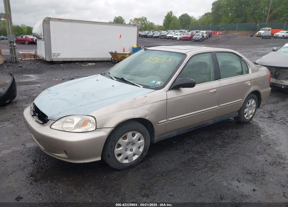2000 HONDA CIVIC EX VIN: 1HGEJ8645YL011681