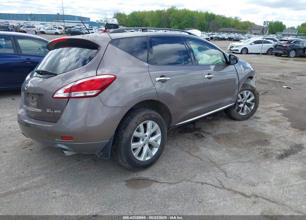 2014 NISSAN MURANO SL VIN: JN8AZ1MW4EW523688