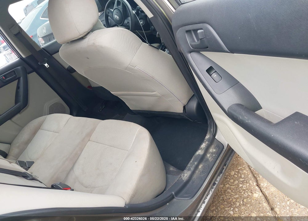 2010 KIA FORTE VIN: KNAFU4A20A5055295