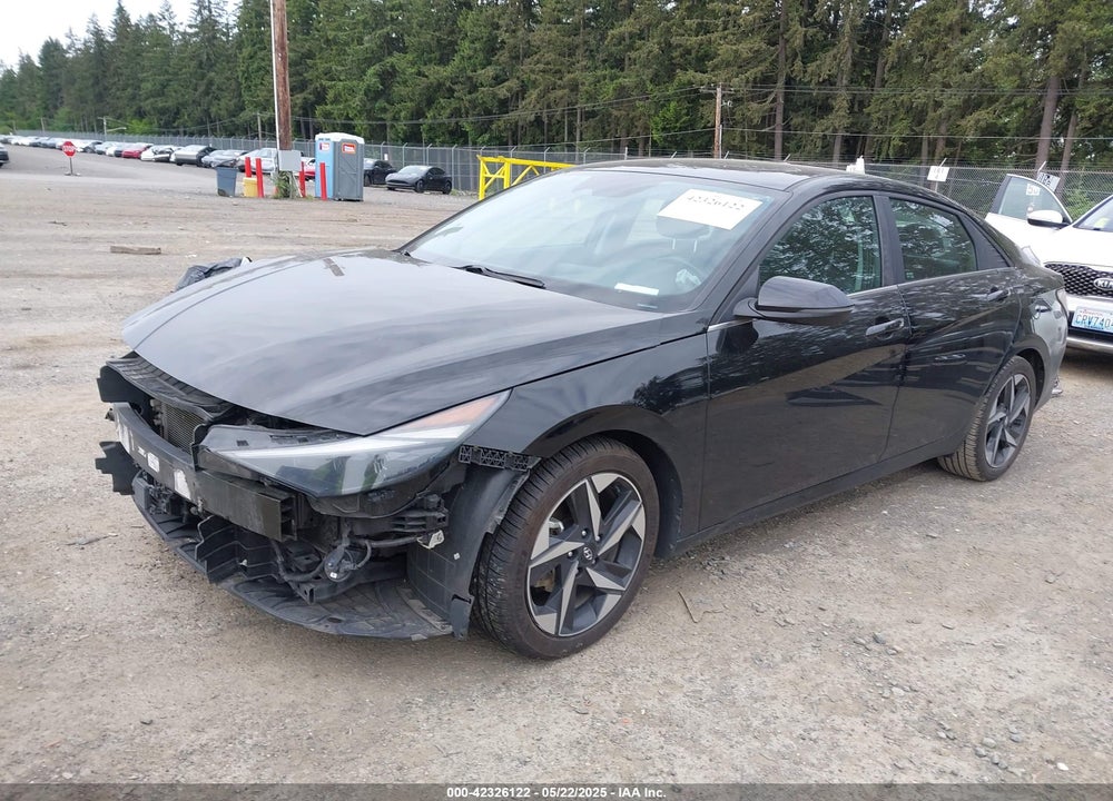 2022 HYUNDAI ELANTRA VIN: KMHLN4AJ7NU030654