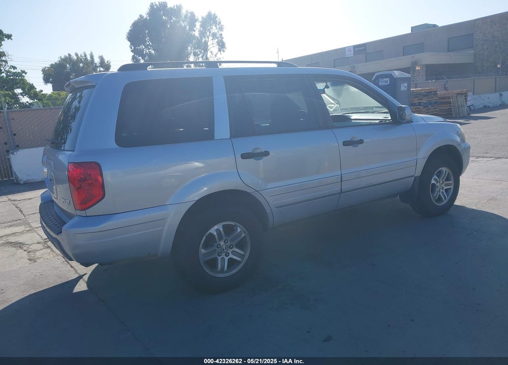 2004 HONDA PILOT EX-L VIN: 2HKYF18584H615461