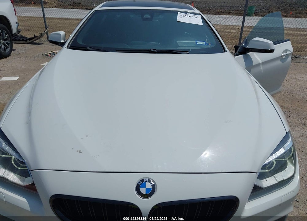 2015 BMW 650I GRAN COUPE VIN: WBA6B2C50FGB99526