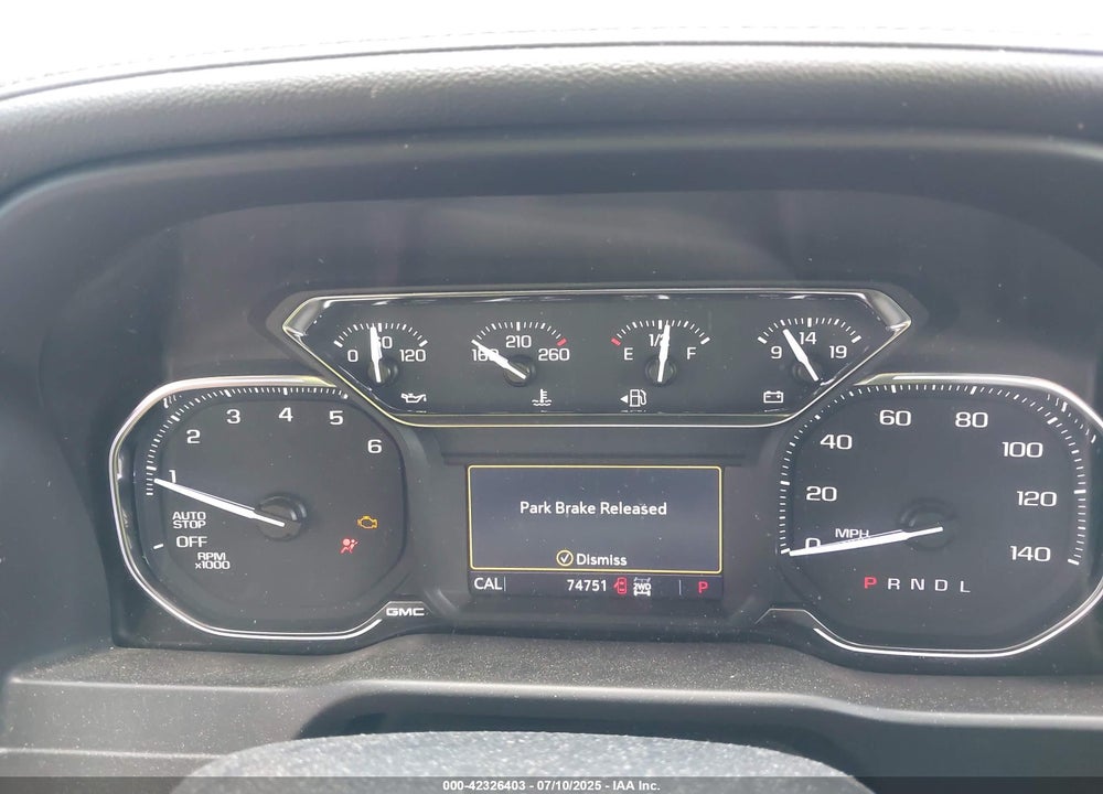 2019 GMC SIERRA VIN: 1GTR9BED9KZ251697