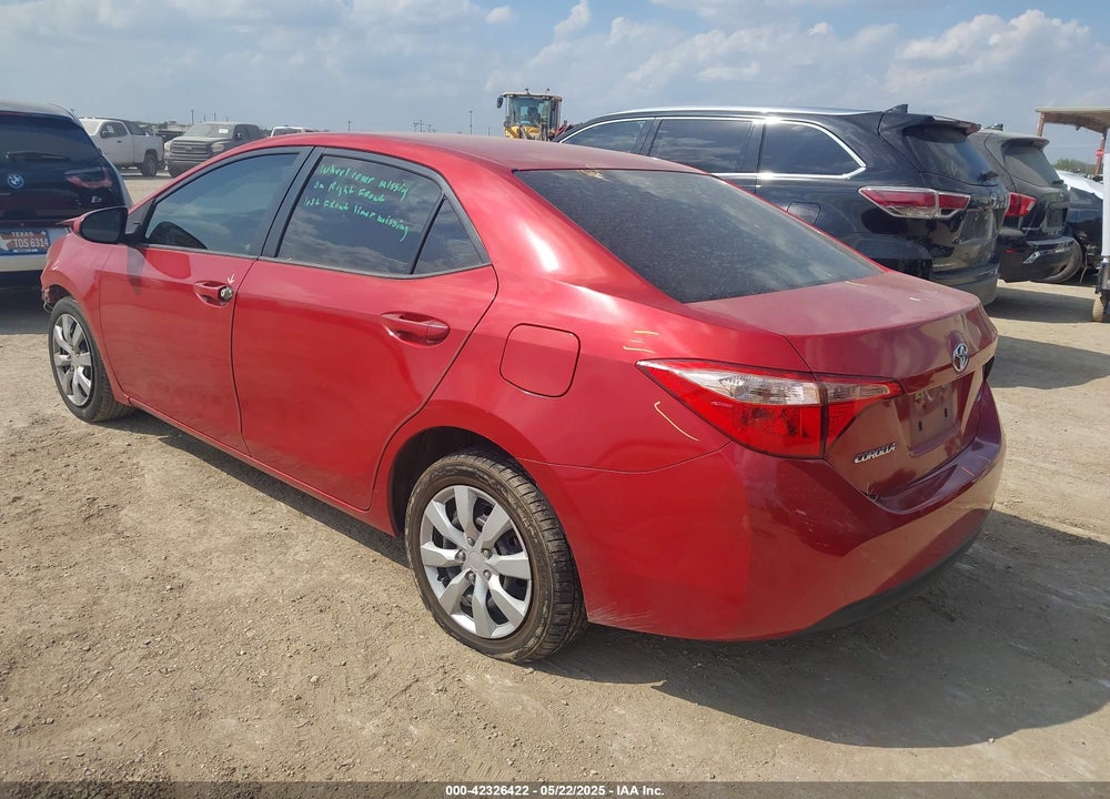 2017 TOYOTA COROLLA L/LE/SE/SE SPECIAL EDITION/XLE/XSE VIN: 5YFBURHEXHP629560