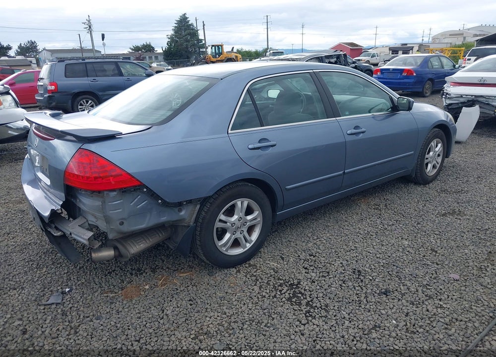 2007 HONDA ACCORD 2.4 SE VIN: 1HGCM56307A085119