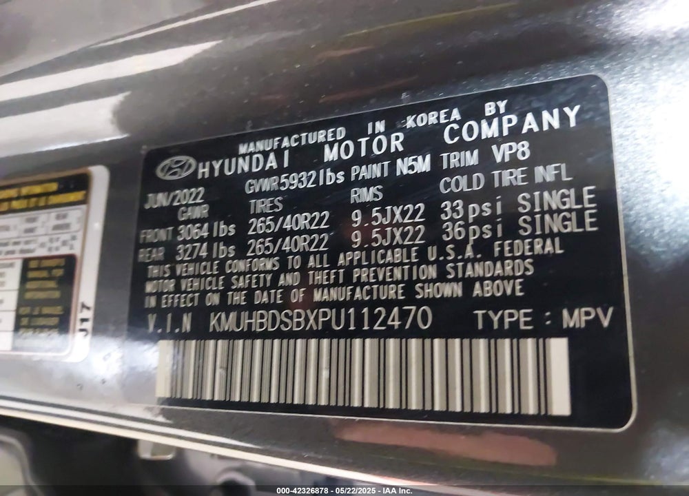 2023 GENESIS GV80 VIN: KMUHBDSBXPU112470