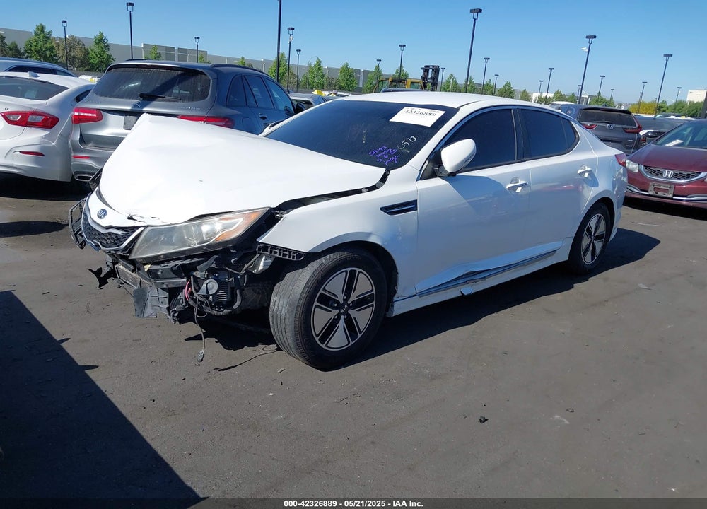 2012 KIA OPTIMA HYBRID EX VIN: KNAGM4AD4C5035379