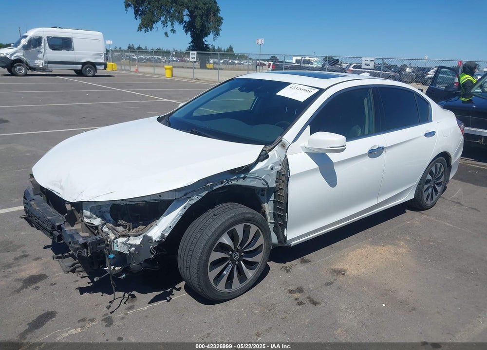 2017 HONDA ACCORD HYBRID EX-L VIN: JHMCR6F58HC002760