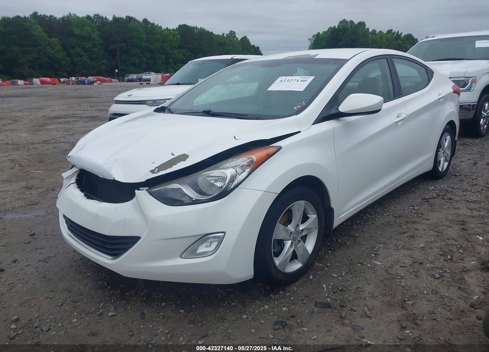 2013 HYUNDAI ELANTRA GLS VIN: 5NPDH4AE8DH154671