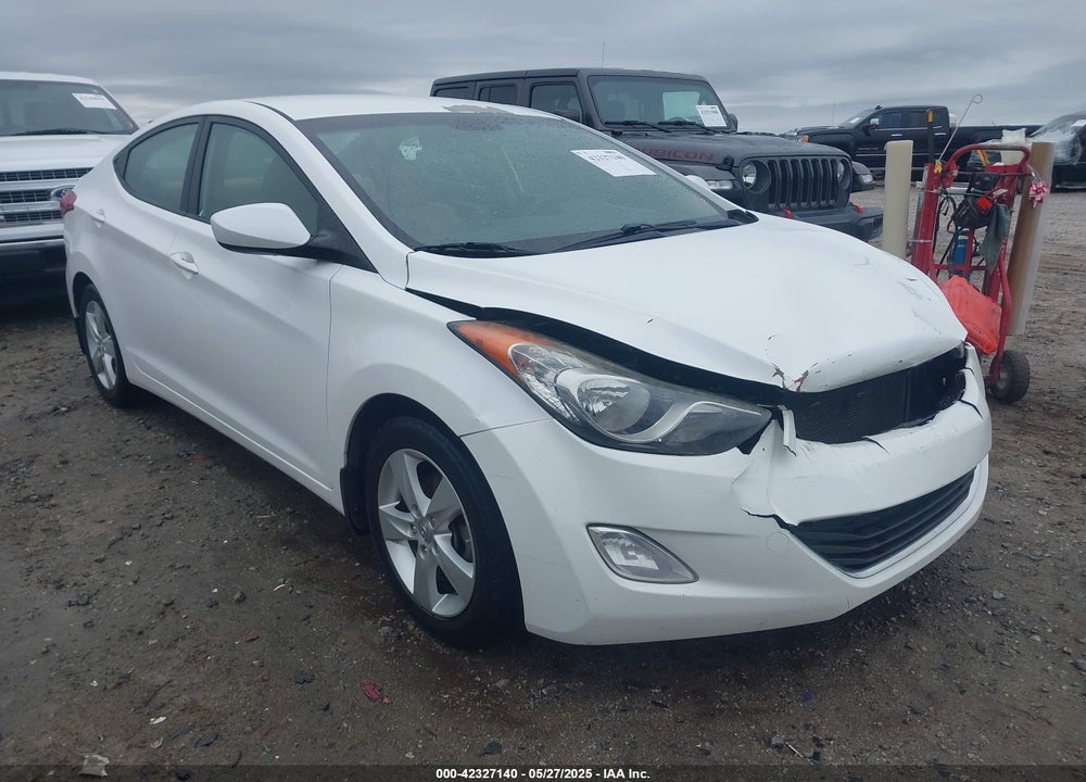 2013 HYUNDAI ELANTRA GLS VIN: 5NPDH4AE8DH154671