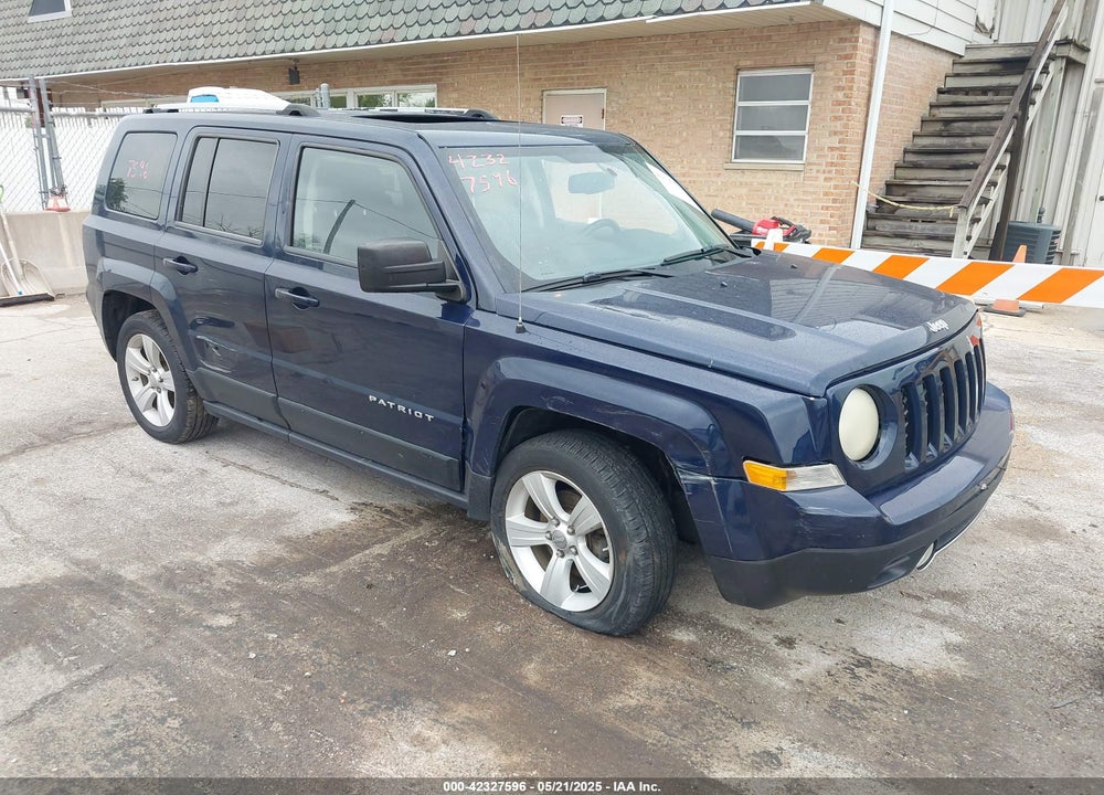 2012 JEEP PATRIOT LIMITED VIN: 1C4NJPCBXCD623275