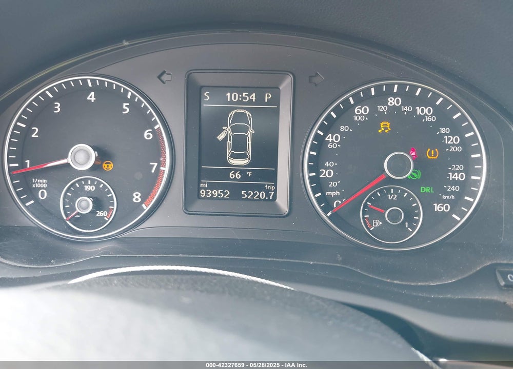 2013 VOLKSWAGEN EOS VIN: WVWBW8AH9DV009377
