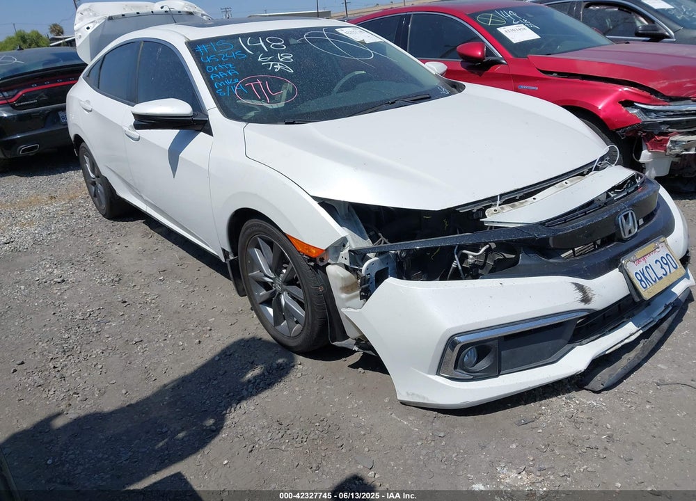 2019 HONDA CIVIC EX VIN: JHMFC1F39KX010592