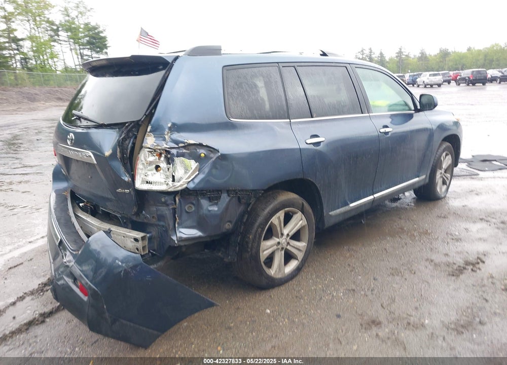 2012 TOYOTA HIGHLANDER VIN: 5TDDK3EH8CS173407