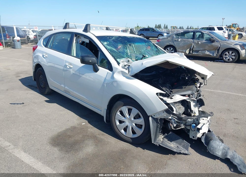 2016 SUBARU IMPREZA 2.0I VIN: JF1GPAA68G8251885